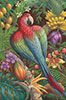 Red-and-green Macaw Oil Painting